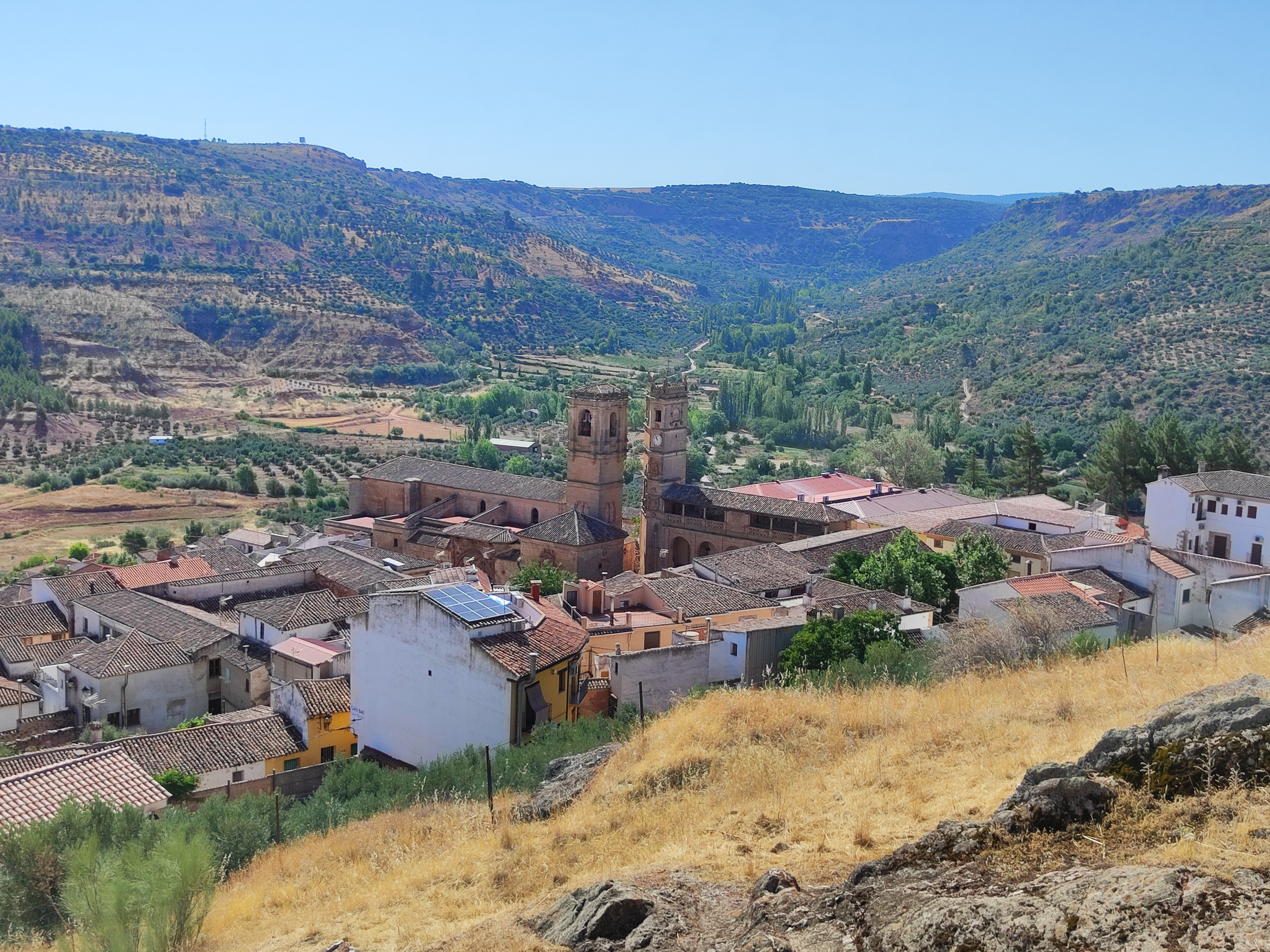Vista de Alcaraz, uno de los pueblos con más patrimonio de la provincia de Albacete