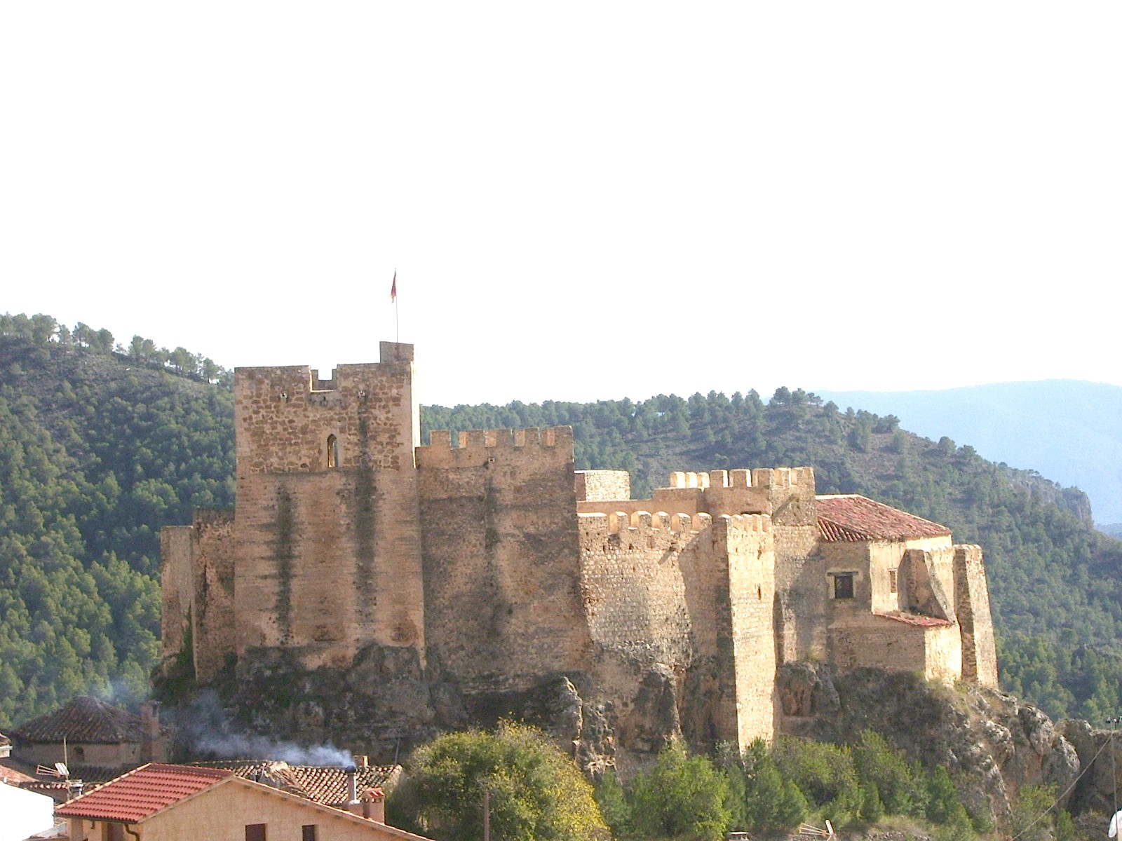 Castillo de Yeste en la Sierra del Segura