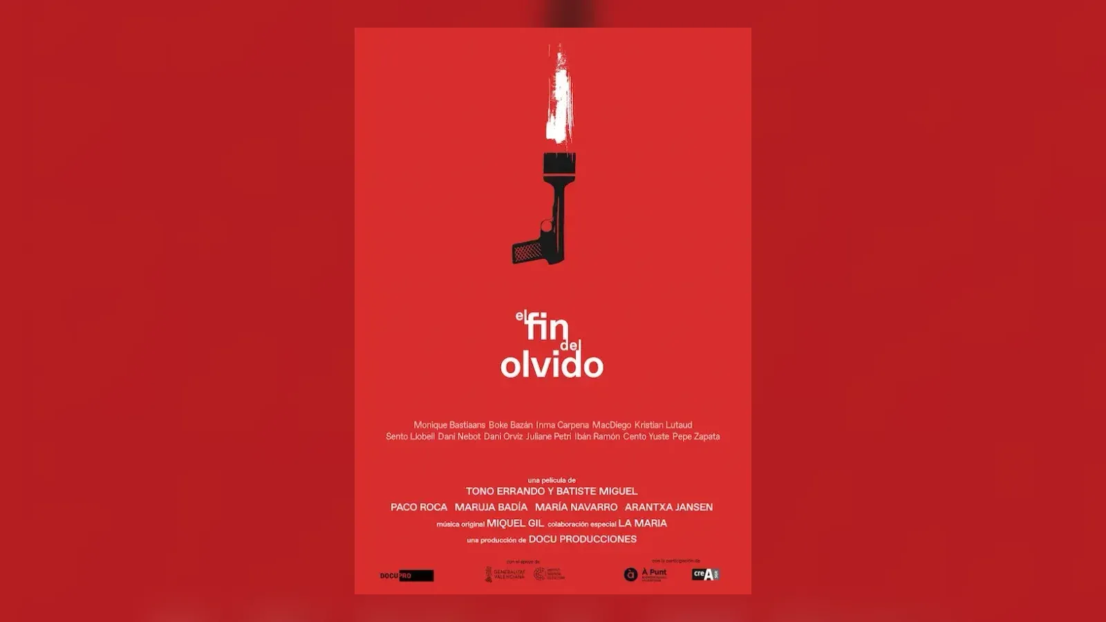 Cartel oficial de «El fin del olvido», película de la sección Abycine Indie de Abycine 2026, el festival de cine de Albacete