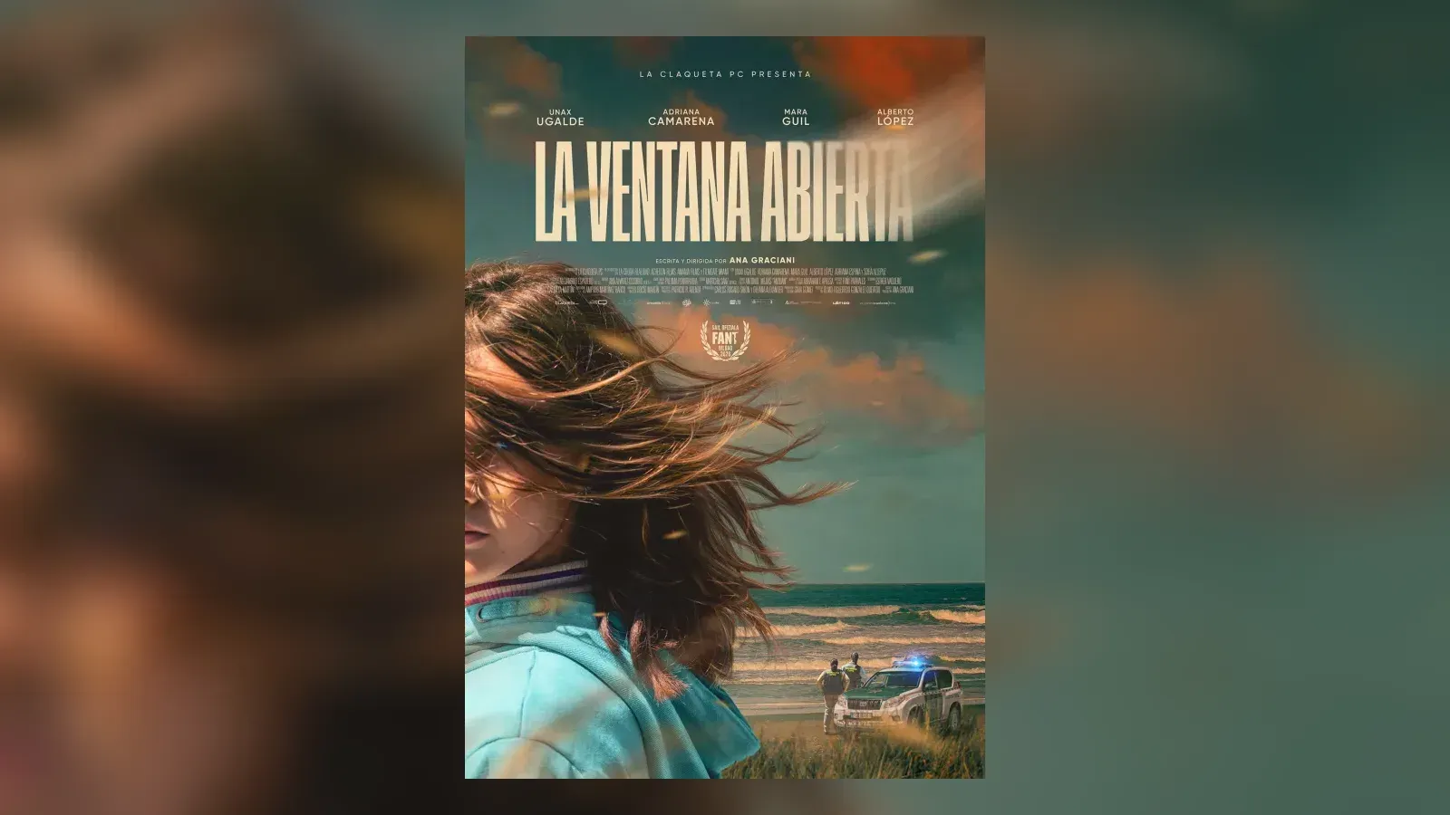 Cartel oficial de «La ventana abierta», película de la sección Hecho en Castilla-La Mancha de Abycine 2026, el festival de cine de Albacete