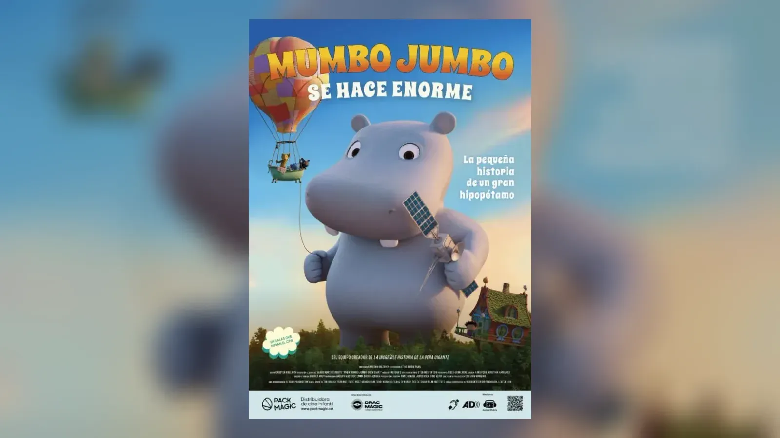 Cartel oficial de «Mumbo Jumbo se hace enorme», película de la sección Abycinitos (Mi Primer Abycine) de Abycine 2026, el festival de cine de Albacete