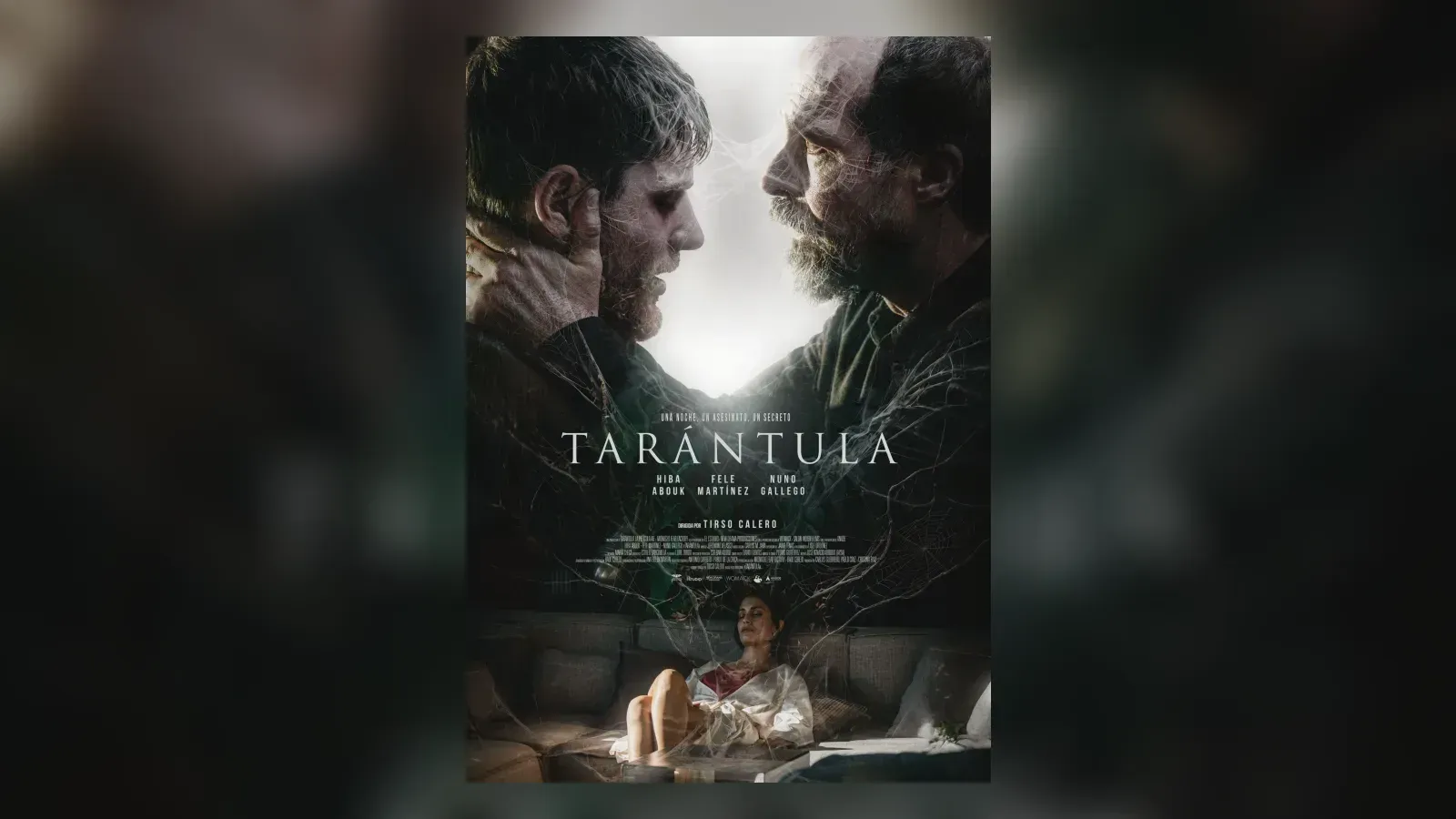 Cartel oficial de «Tarántula», película de la sección Abycine Presenta de Abycine 2026, el festival de cine de Albacete